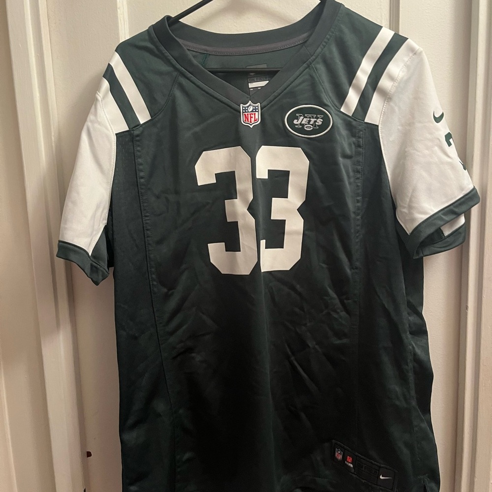 Nike On Field Jets Adams 33 NFL Jersey
